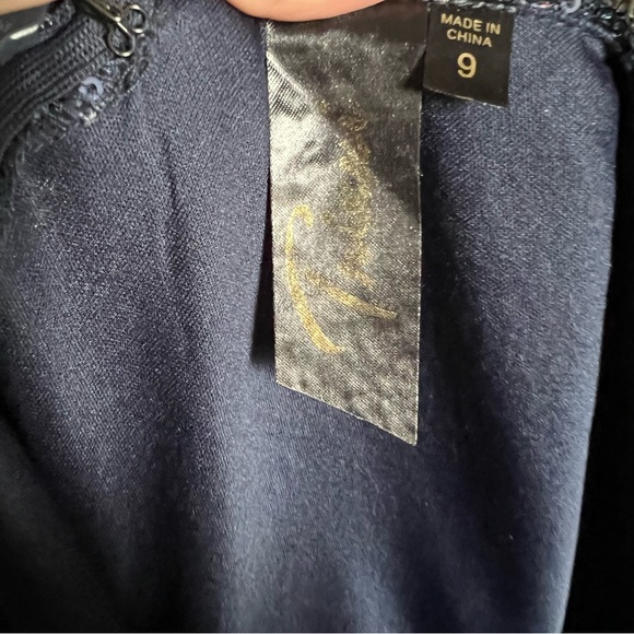 Trixxi | Navy Dress | Sequins & Tulle | Size 9 | EUC - Picture 3 of 4